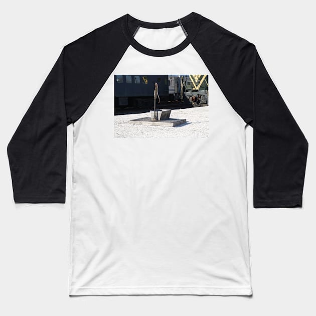 Cape May Shorelines Water Pump Baseball T-Shirt by PugDronePhotos